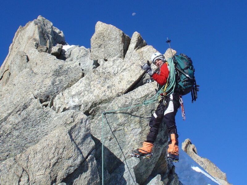 Aiguille du Chardonnet :  Arête Forbes