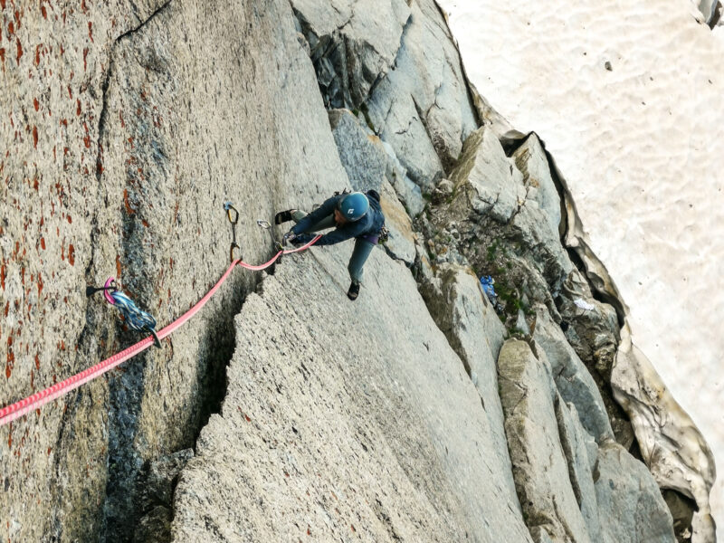 Aiguille des Pèlerins voie Hubal-Juimer