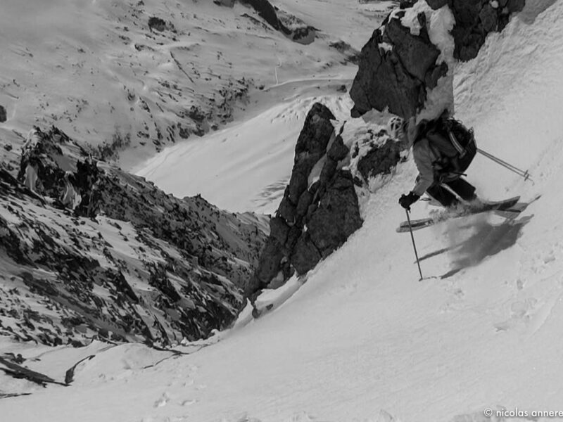 Aiguille du Chardonnet : Couloir Ouest 