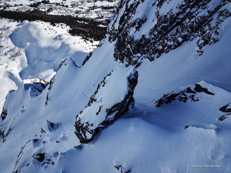 Corne de Loriaz : Couloir Nord Est