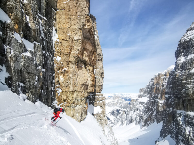Ski dans les Dolomites