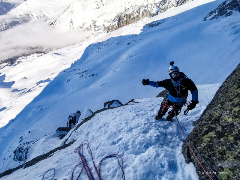 Voie verte : Aiguille des Grands Montets