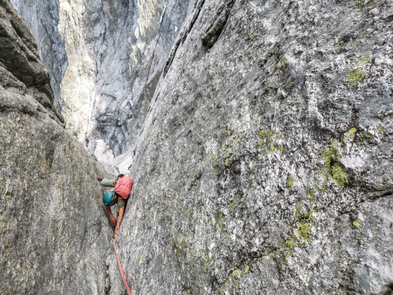 Piz Badile : Voie Cassin