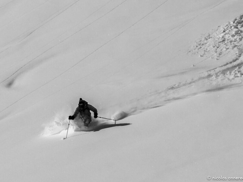 Ski hors piste débutant