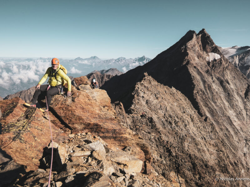 Weissmies 4023m Arête Nord